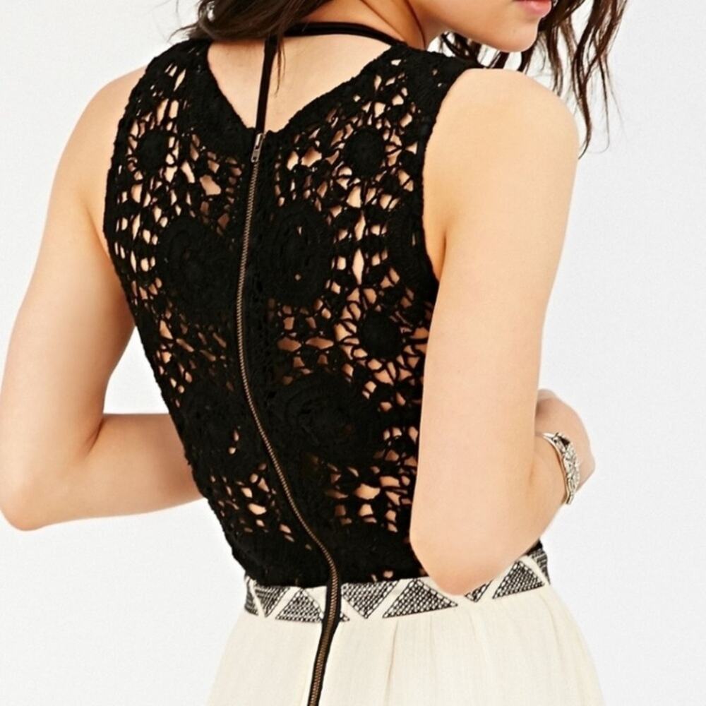 Amuse Society Sia Crochet Maxi Dress - Picture 3 of 11